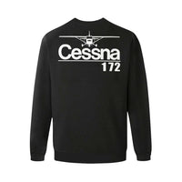 Thumbnail for CESSNA 172 Men's Oversized Fleece Crew Sweatshirt e-joyer