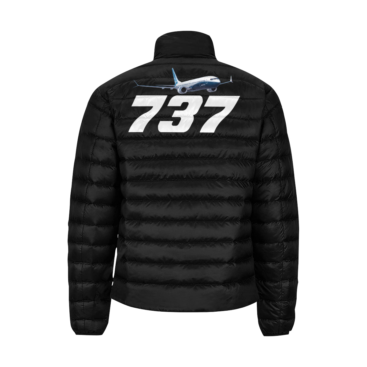 BOEING 737 Men's Stand Collar Padded Jacket e-joyer
