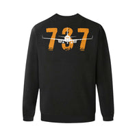 Thumbnail for BOEING 737 Men's Oversized Fleece Crew Sweatshirt e-joyer