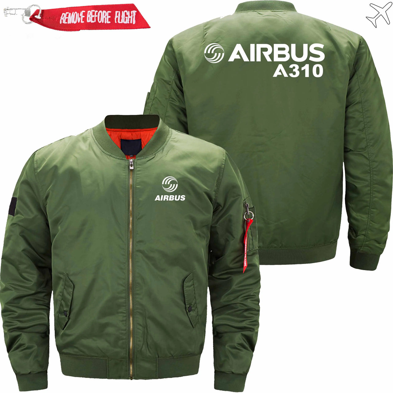 AIRBUS A310 Ma-1 Bomber Jacket Flight Jacket Aviator Jacket THE AV8R