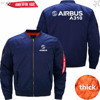 Thumbnail for AIRBUS A310 Ma-1 Bomber Jacket Flight Jacket Aviator Jacket THE AV8R