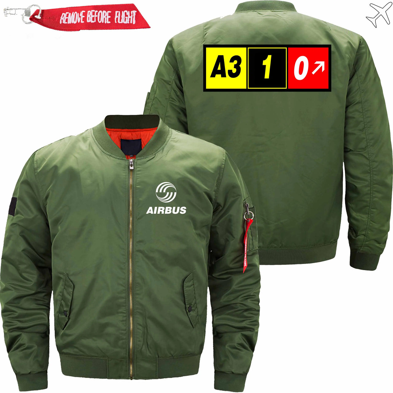 AIRBUS A310 Ma-1 Bomber Jacket Flight Jacket Aviator Jacket THE AV8R