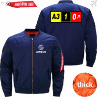 Thumbnail for AIRBUS A310 Ma-1 Bomber Jacket Flight Jacket Aviator Jacket THE AV8R