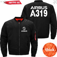 Thumbnail for AIRBUS A319 Ma-1 Bomber Jacket Flight Jacket Aviator Jacket THE AV8R