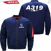 Thumbnail for AIRBUS A319 Ma-1 Bomber Jacket Flight Jacket Aviator Jacket THE AV8R