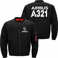 Thumbnail for AIRBUS A321 Ma-1 Bomber Jacket Flight Jacket Aviator Jacket THE AV8R
