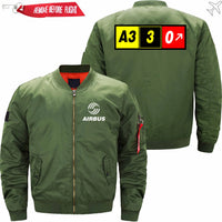 Thumbnail for AIRBUS A330 Ma-1 Bomber Jacket Flight Jacket Aviator Jacket THE AV8R