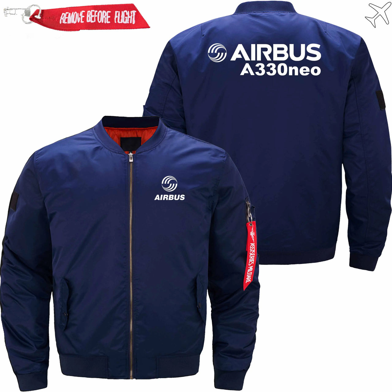 AIRBUS A330NEO Ma-1 Bomber Jacket Flight Jacket Aviator Jacket THE AV8R