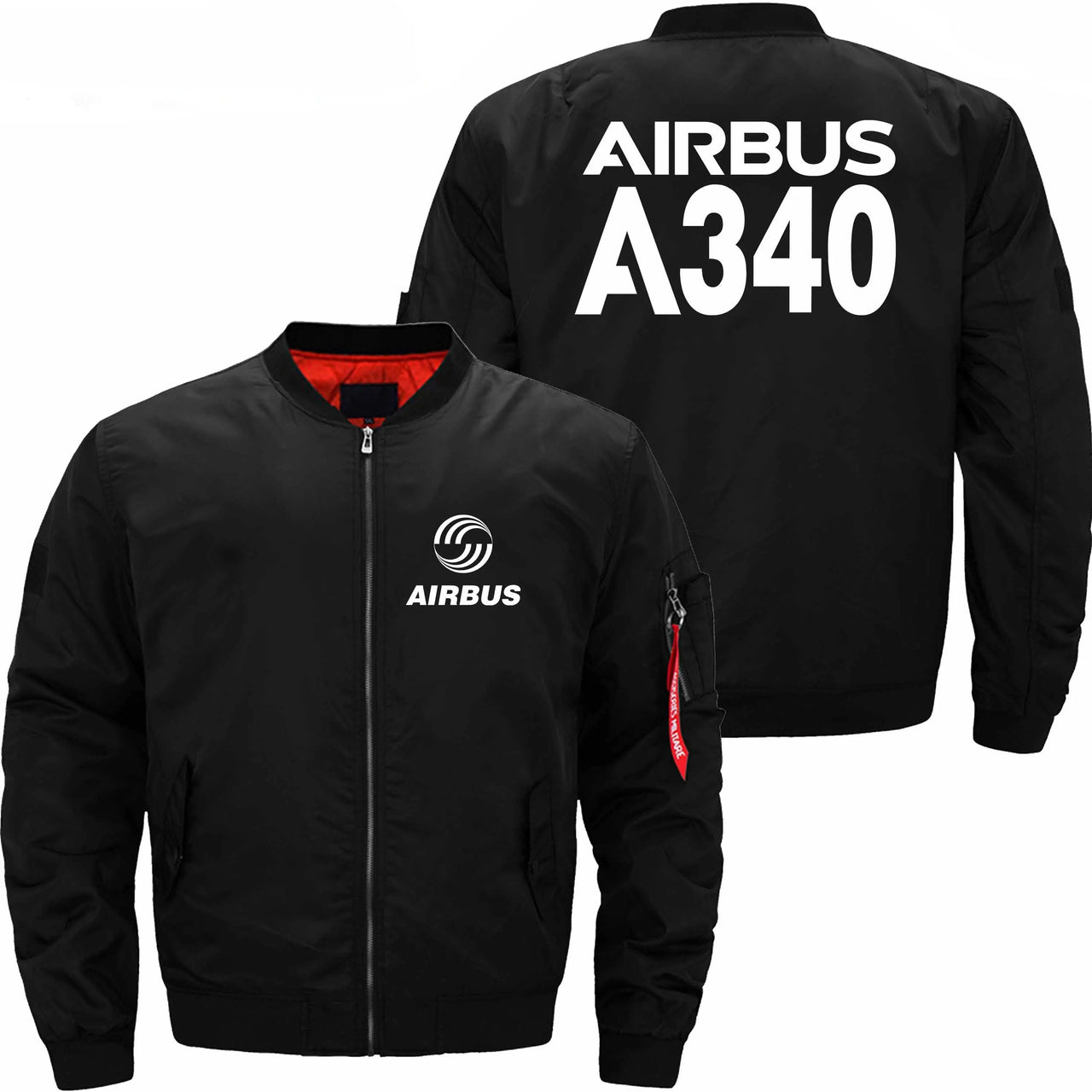 AIRBUS A340 Ma-1 Bomber Jacket Flight Jacket Aviator Jacket THE AV8R