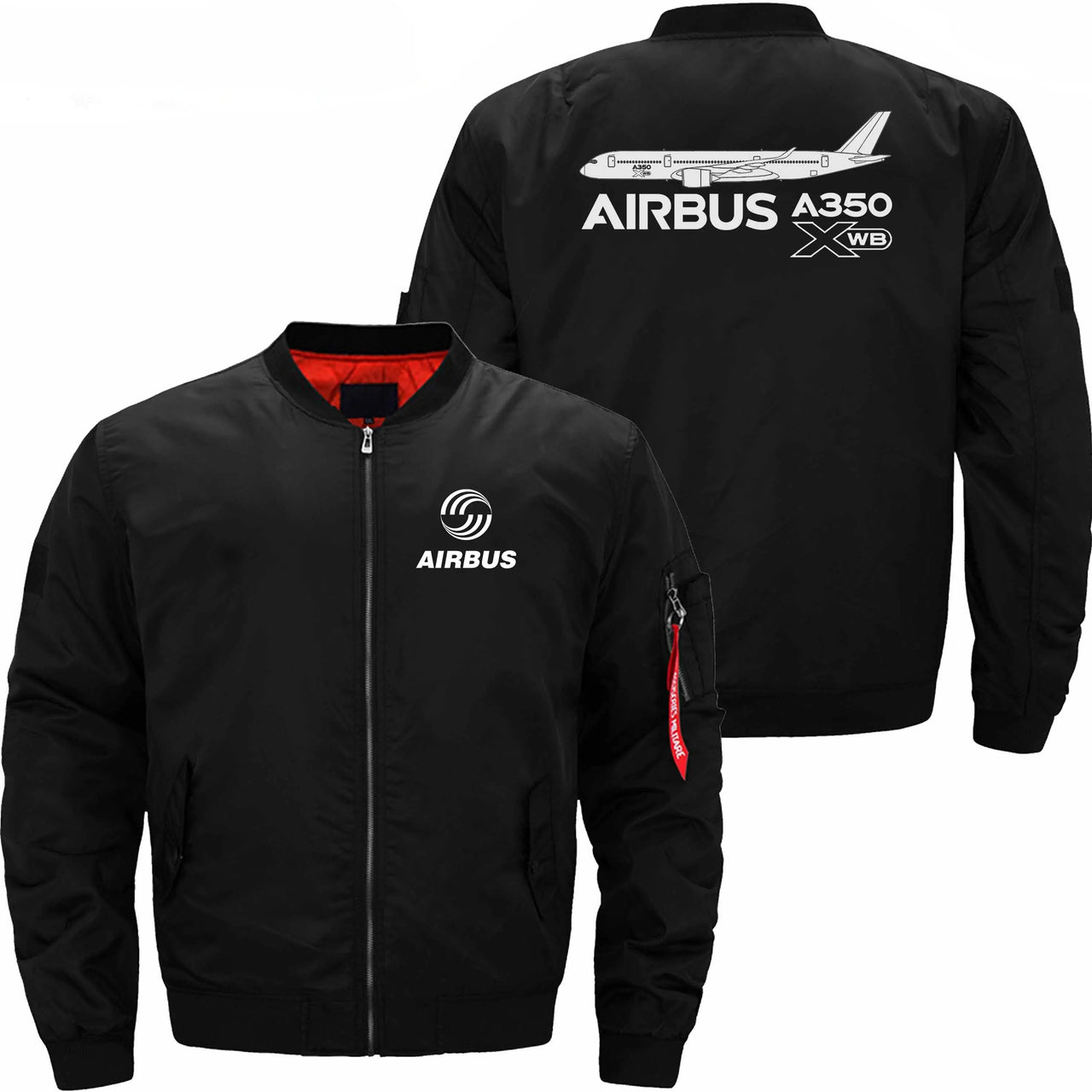 AIRBUS A350XWB Ma-1 Bomber Jacket Flight Jacket Aviator Jacket THE AV8R