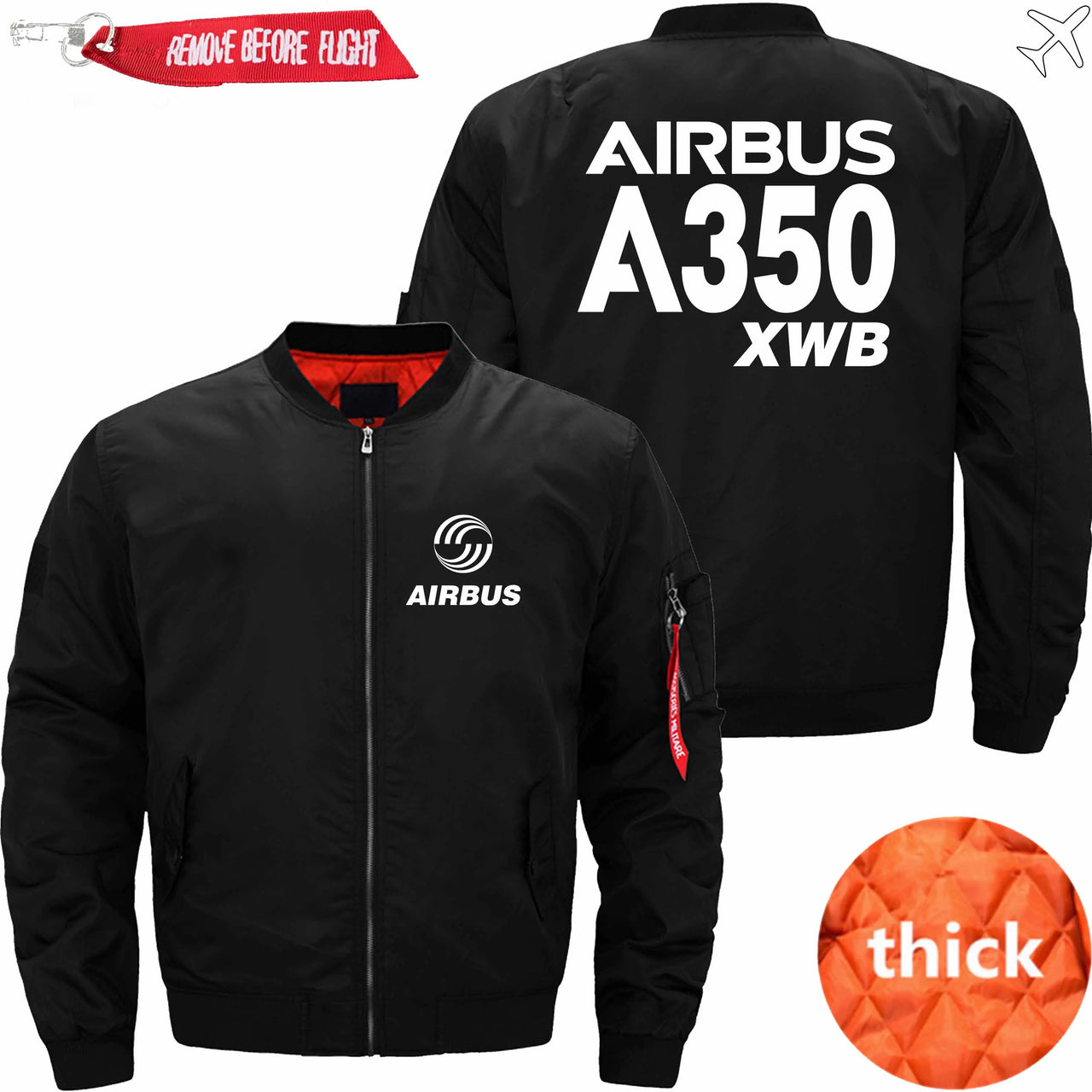 AIRBUS A350XWB Ma-1 Bomber Jacket Flight Jacket Aviator Jacket THE AV8R