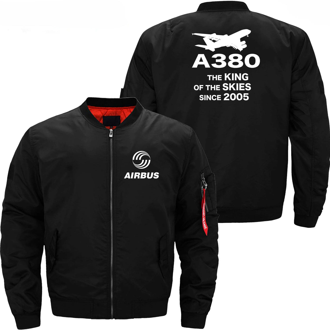 AIRBUS A380 Ma-1 Bomber Jacket Flight Jacket Aviator Jacket THE AV8R