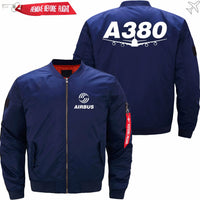 Thumbnail for AIRBUS A380 Ma-1 Bomber Jacket Flight Jacket Aviator Jacket THE AV8R