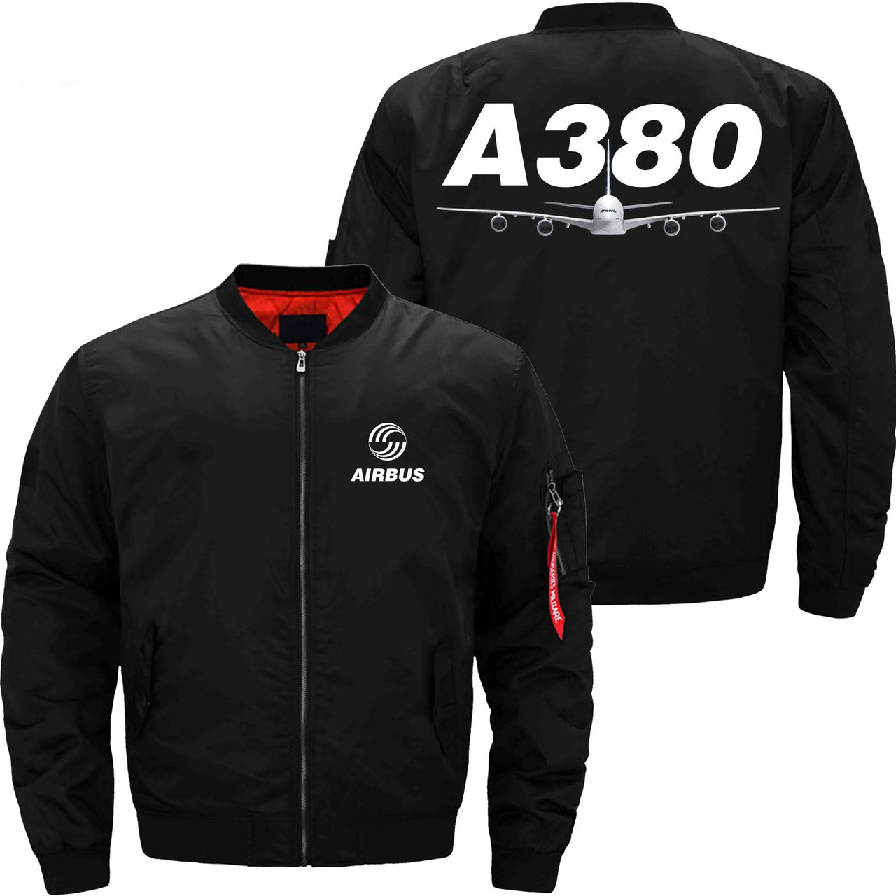 AIRBUS A380 Ma-1 Bomber Jacket Flight Jacket Aviator Jacket THE AV8R