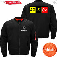 Thumbnail for AIRBUS A380 Ma-1 Bomber Jacket Flight Jacket Aviator Jacket THE AV8R