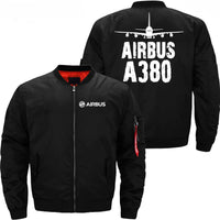 Thumbnail for AIRBUS A380 Ma-1 Bomber Jacket Flight Jacket Aviator Jacket THE AV8R