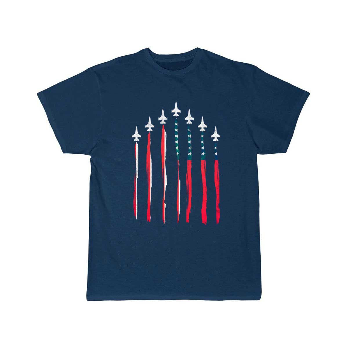 American Flag USA Airplane Jet Fighter T-SHIRT THE AV8R