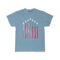 Thumbnail for American Flag USA Airplane Jet Fighter T-SHIRT THE AV8R