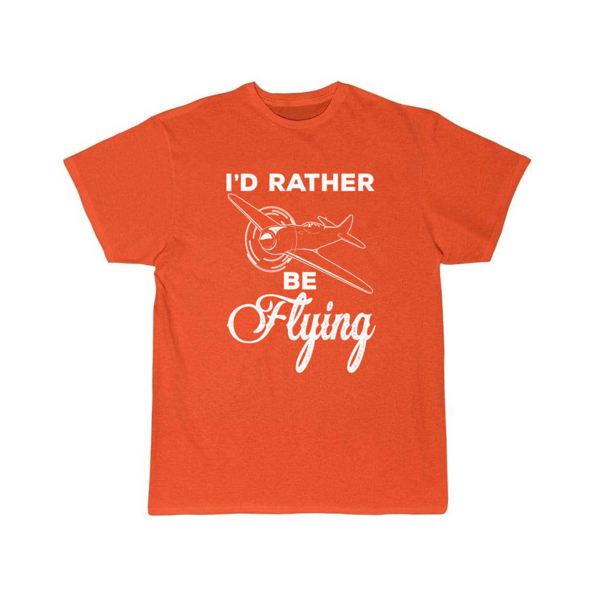 Airplane Pilot I'd Rather Be Flying Prop Airplane T-SHIRT THE AV8R