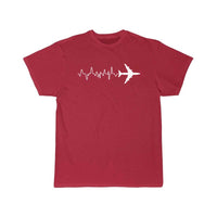 Thumbnail for Airplane Pilot Heartbeat T-SHIRT THE AV8R