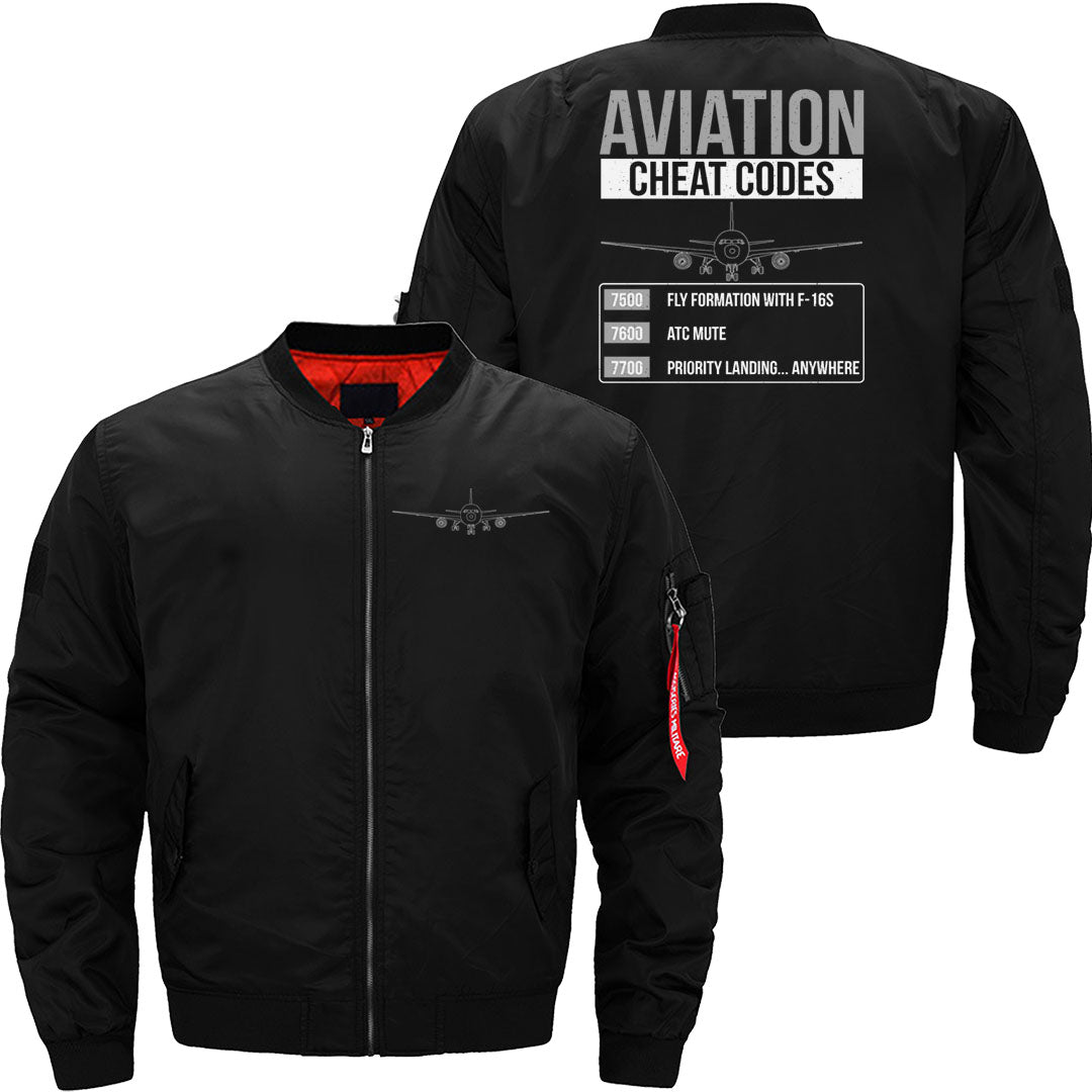 Aviation Cheat Codes Funny For Pilots  JACKET THE AV8R