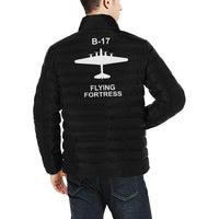 Thumbnail for BOEING B-17 Men's Stand Collar Padded Jacket e-joyer