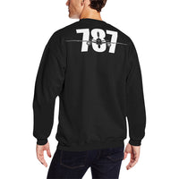 Thumbnail for BOEING 787 Men's Oversized Fleece Crew Sweatshirt e-joyer