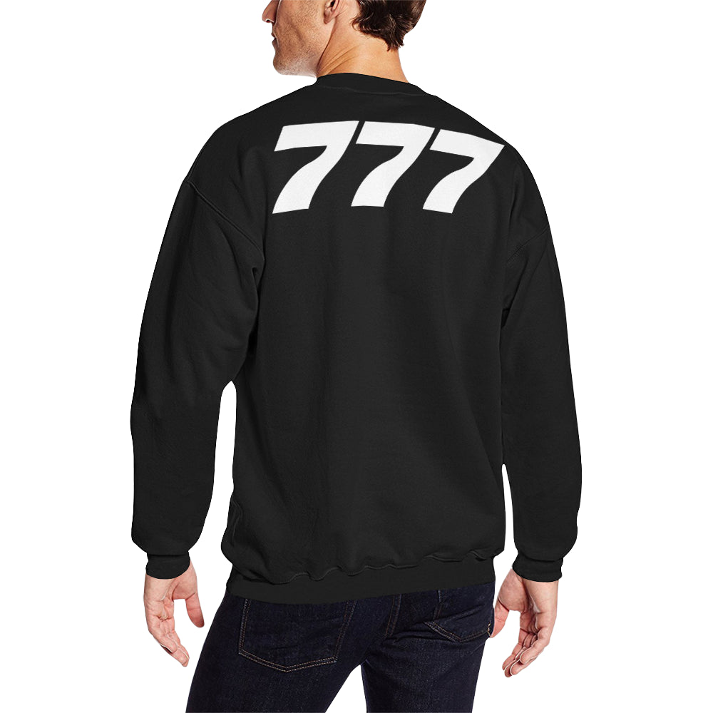 BOEING 777 Men's Oversized Fleece Crew Sweatshirt e-joyer