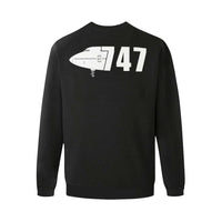 Thumbnail for BOEING 747 Men's Oversized Fleece Crew Sweatshirt e-joyer