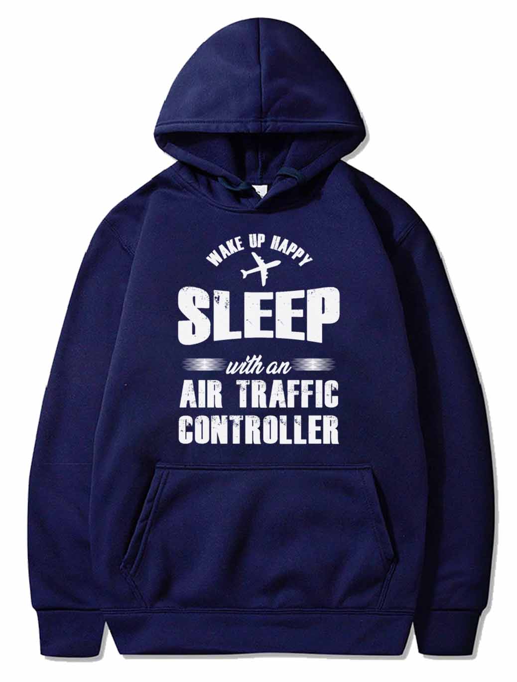 Wake Up Happy Atc Work Line Art Aviation PULLOVER THE AV8R