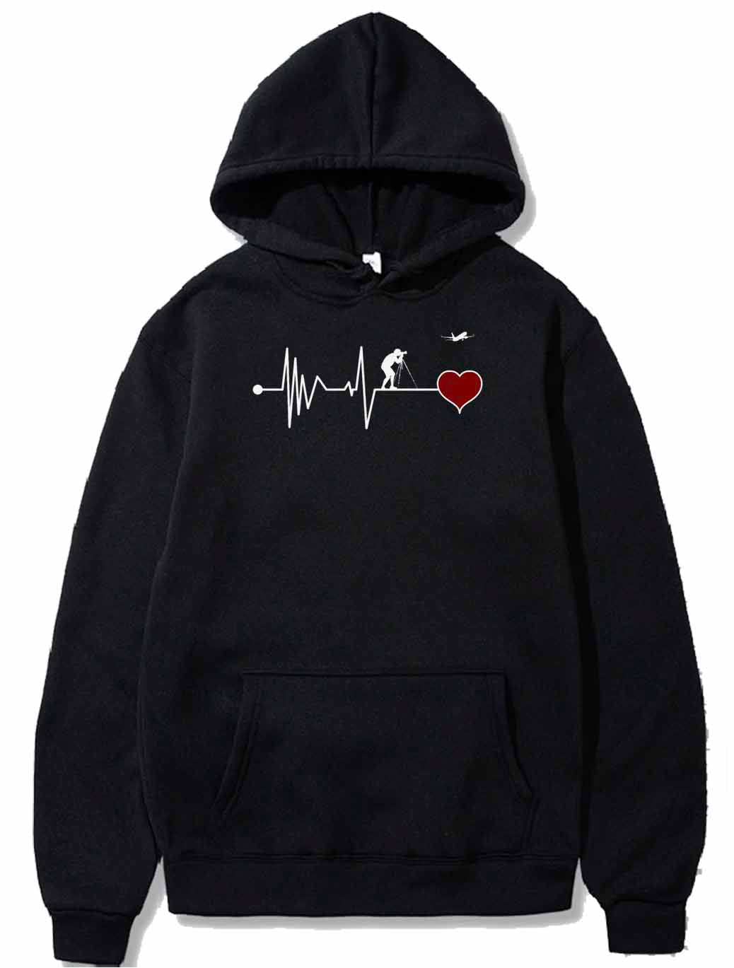 Plane Spotter Heartbeat Red Heart PULLOVER THE AV8R