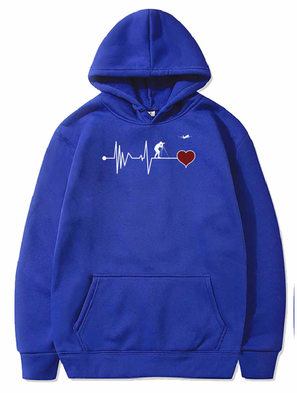 Plane Spotter Heartbeat Red Heart PULLOVER THE AV8R