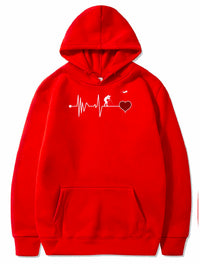 Thumbnail for Plane Spotter Heartbeat Red Heart PULLOVER THE AV8R