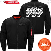 Thumbnail for Boeing  787 Ma-1 Bomber Jacket Flight Jacket Aviator Jacket THE AV8R