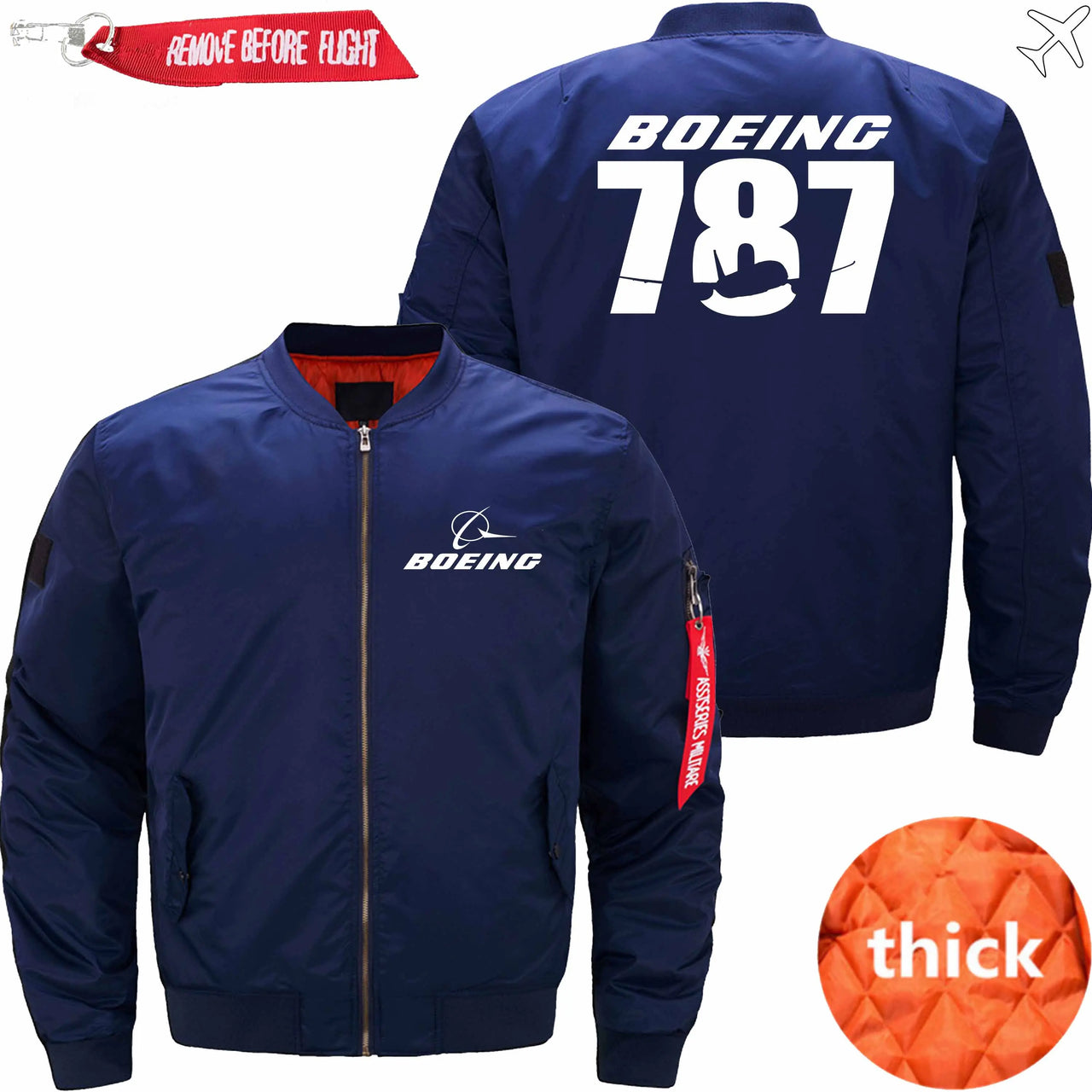 Boeing -787 Ma-1 Bomber Jacket Flight Jacket Aviator Jacket THE AV8R