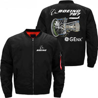 Thumbnail for Boeing  General Electric GEnx Ma-1 Bomber Jacket Flight Jacket Aviator Jacket THE AV8R