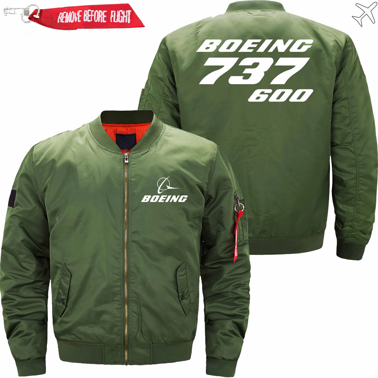 Boeing 737-600 Ma-1 Bomber Jacket Flight Jacket Aviator Jacket62 THE AV8R