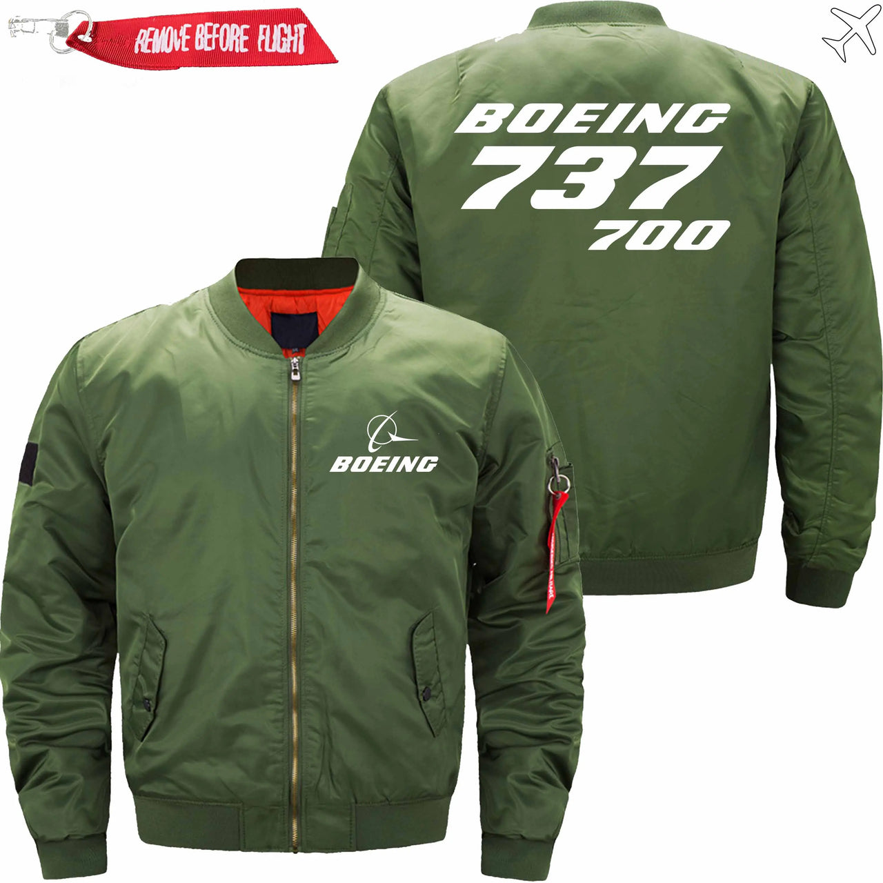 Boeing 737-700 Ma-1 Bomber Jacket Flight Jacket Aviator Jacket63 THE AV8R