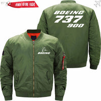 Thumbnail for Boeing 737-900 Ma-1 Bomber Jacket Flight Jacket Aviator Jacket67 THE AV8R