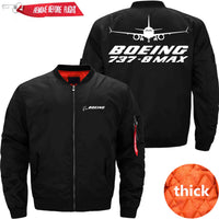 Thumbnail for Boeing 737 MAX Ma-1 Bomber Jacket Flight Jacket Aviator Jacket THE AV8R