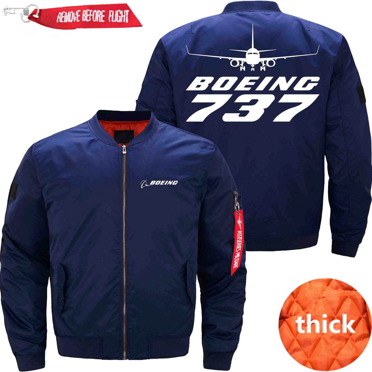 Boeing 737 Ma-1 Bomber Jacket Flight Jacket Aviator Jacket THE AV8R