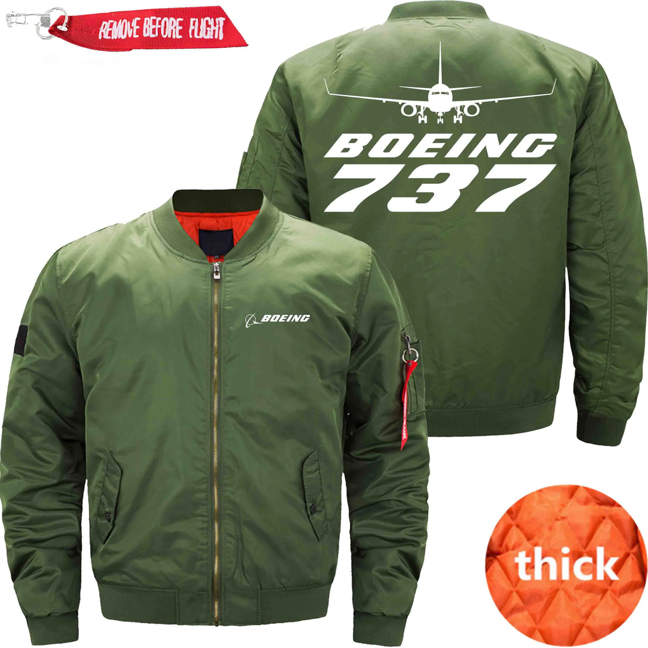 Boeing 737 Ma-1 Bomber Jacket Flight Jacket Aviator Jacket THE AV8R