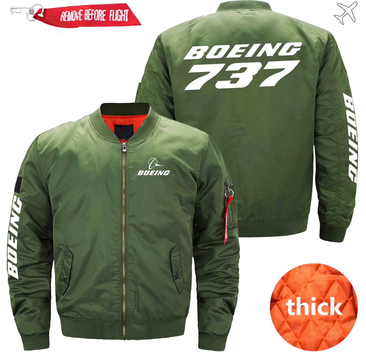 Boeing 737 Ma-1 Bomber Jacket Flight Jacket Aviator Jacket THE AV8R