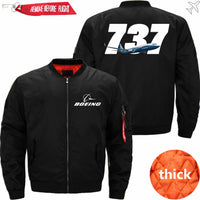 Thumbnail for Boeing 737 Ma-1 Bomber Jacket Flight Jacket Aviator Jacket08 THE AV8R