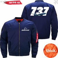 Thumbnail for Boeing 737 Ma-1 Bomber Jacket Flight Jacket Aviator Jacket08 THE AV8R