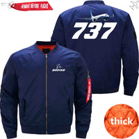 Thumbnail for Boeing 737 Ma-1 Bomber Jacket Flight Jacket Aviator Jacket54 THE AV8R