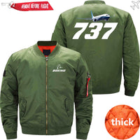 Thumbnail for Boeing 737 Ma-1 Bomber Jacket Flight Jacket Aviator Jacket54 THE AV8R