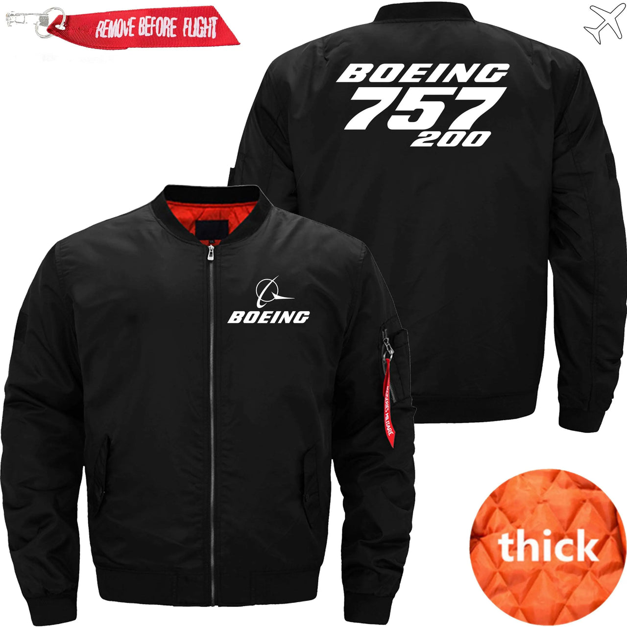 Boeing 757-200 Ma-1 Bomber Jacket Flight Jacket Aviator Jacket THE AV8R