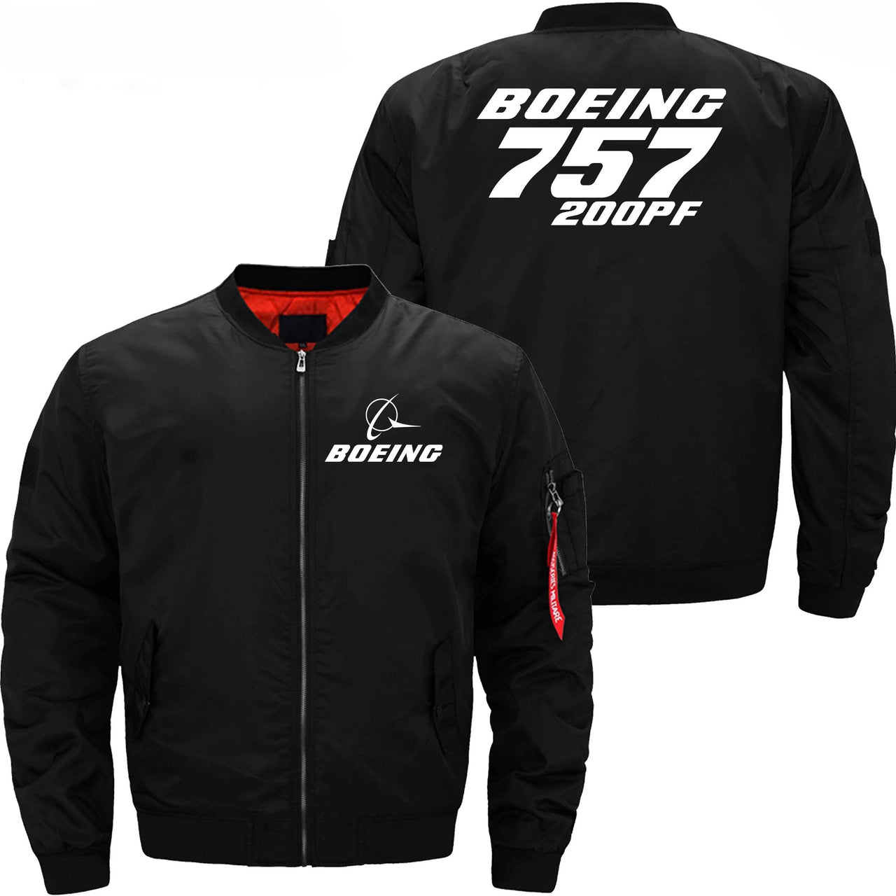 Boeing 757-200PF Ma-1 Bomber Jacket Flight Jacket Aviator Jacket THE AV8R