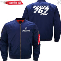 Thumbnail for Boeing 757-300 Ma-1 Bomber Jacket Flight Jacket Aviator Jacket THE AV8R